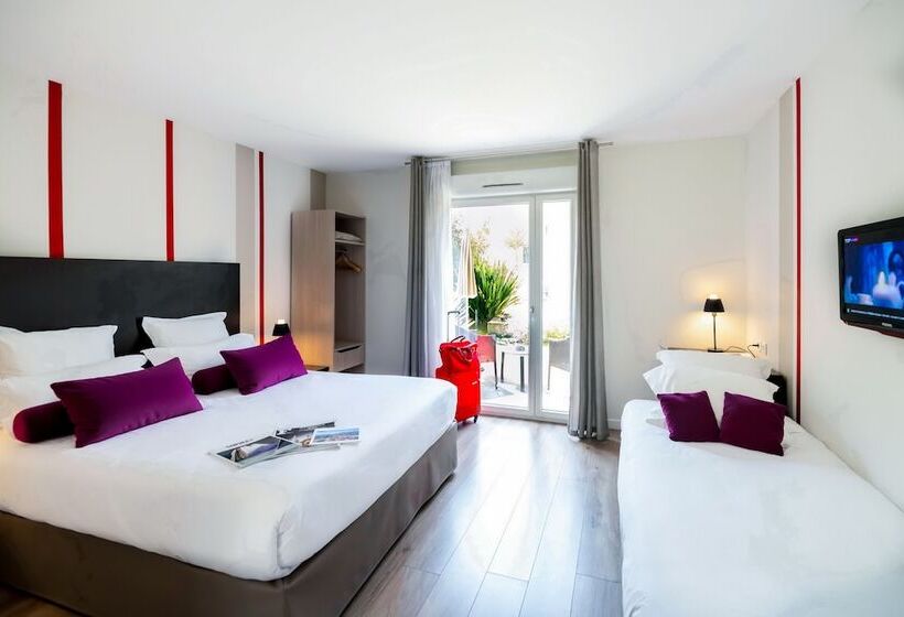 غرفة قياسية ثلاثية, Hôtel Villa Sophia   Adults Only July And August