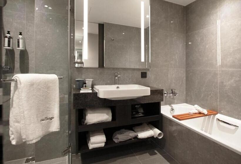 キングサイズベッドのエクゼクティブルーム, The Tango Hotel Taipei Linsen