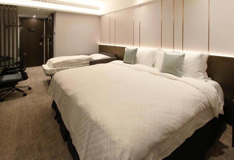 キングサイズベッドのエクゼクティブルーム, The Tango Hotel Taipei Linsen