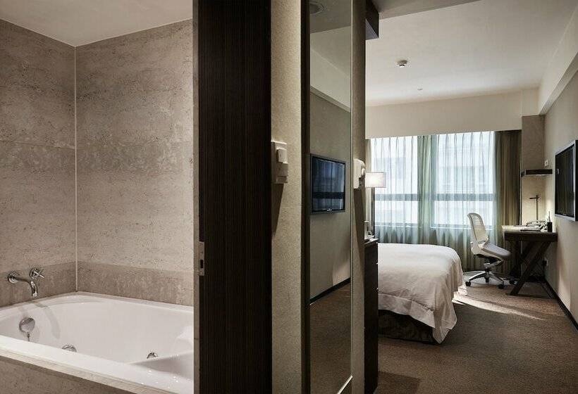 キングサイズベッドのエクゼクティブルーム, The Tango Hotel Taipei Linsen