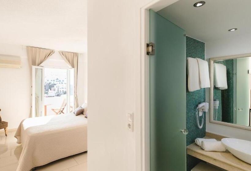 סטודיו סופריור עם נוף לים, Paliomylos Spa