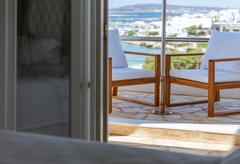 סטודיו סופריור עם נוף לים, Paliomylos Spa