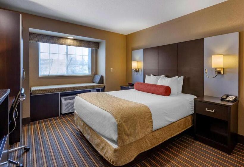 غرفة قياسية سرير كينج لذوى الإحتياجات الخاصة, Best Western Plus Woodstock Inn & Suites