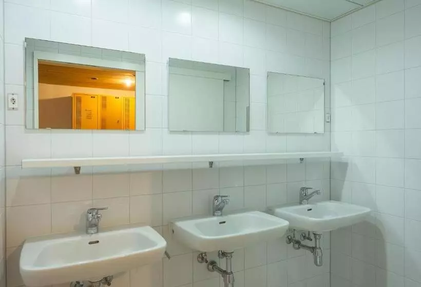 اتاق استاندارد یک تخته با سرویس بهداشتی مشترک, Montreux Youth Hostel