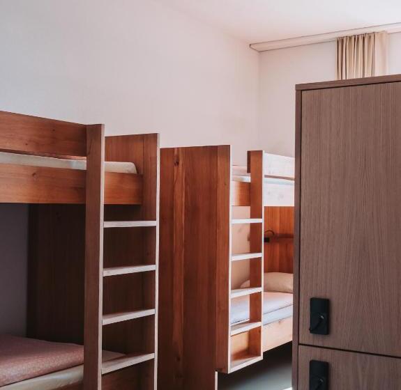 Кровать в Общей Комнате, Montreux Youth Hostel