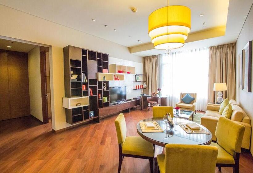 דירת חדר, Marriott Executive Apartment Tianjin Lakeview