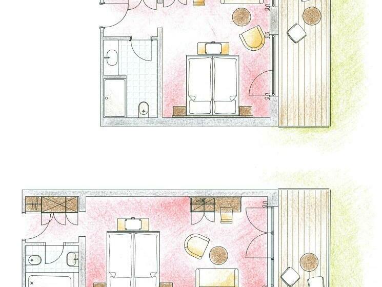 Quarto standart com varanda, Möhringers Schwarzwald