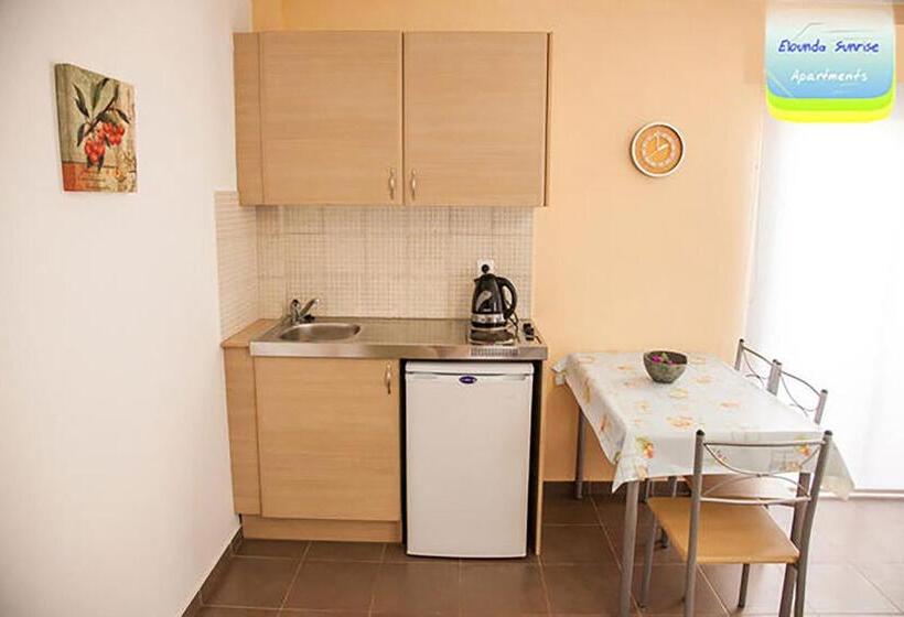 带海景的标准房, Elounda Sunrise Apartments