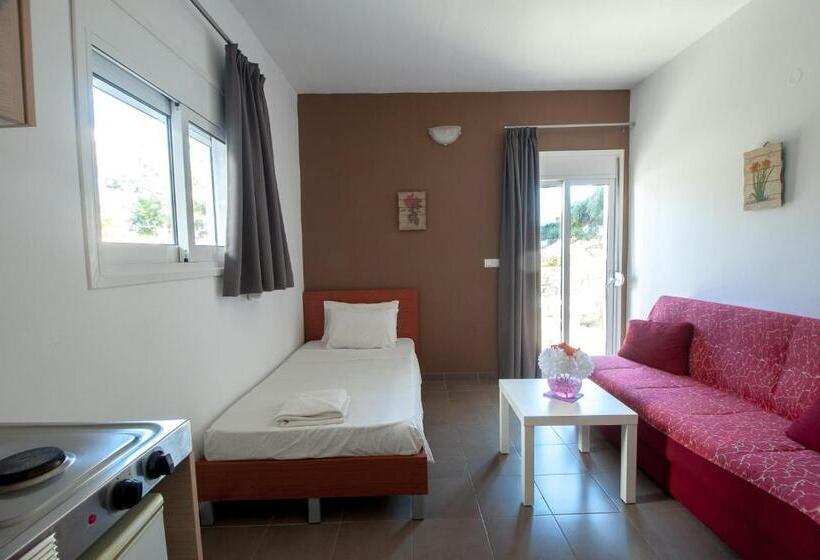 带1个卧室带花园景观的公寓, Elounda Sunrise Apartments