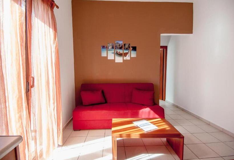 带1个卧室带花园景观的公寓, Elounda Sunrise Apartments