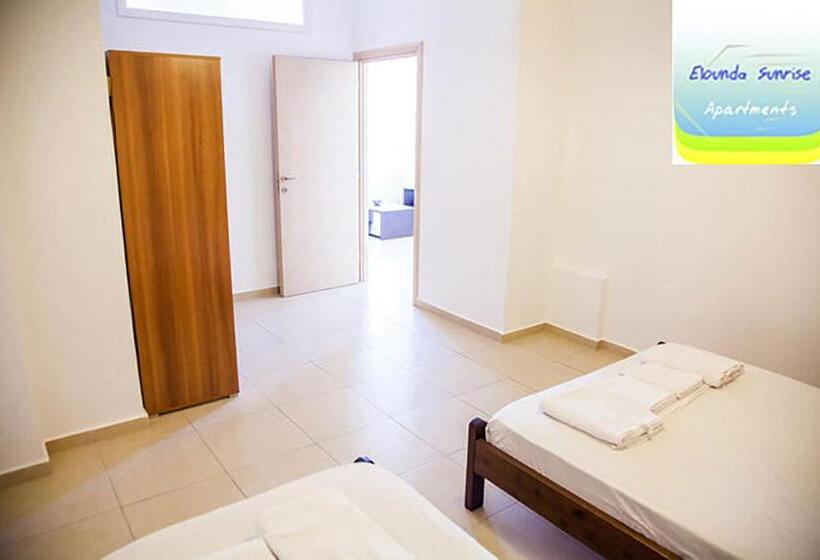 Family flat with sea view, Elounda Sunrise Apartments