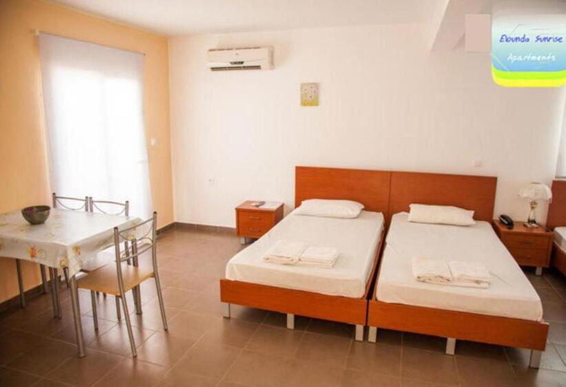 标准工作室带阳台, Elounda Sunrise Apartments
