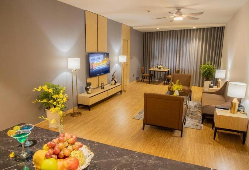 آپارتمان لوکس 1 خوابه, Pearl River