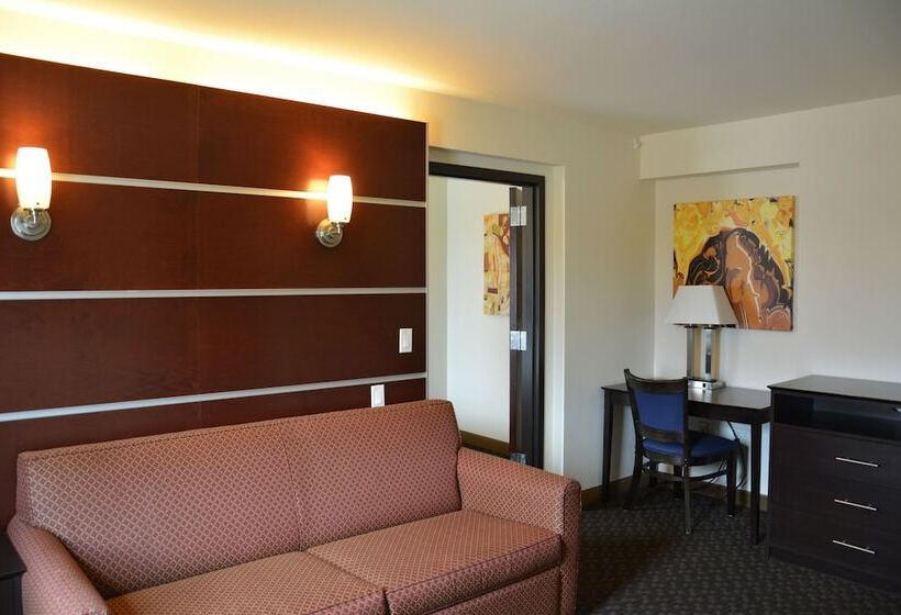 带大床的套房, Days Inn & Suites By Wyndham Milwaukee