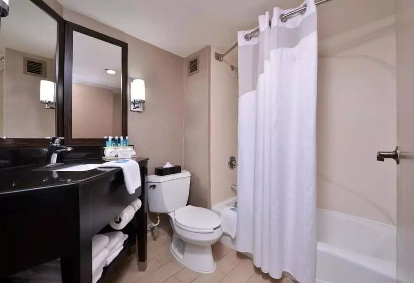 キングサイズベッドのスタンダードルーム, Holiday Inn Express Burlington, An Ihg