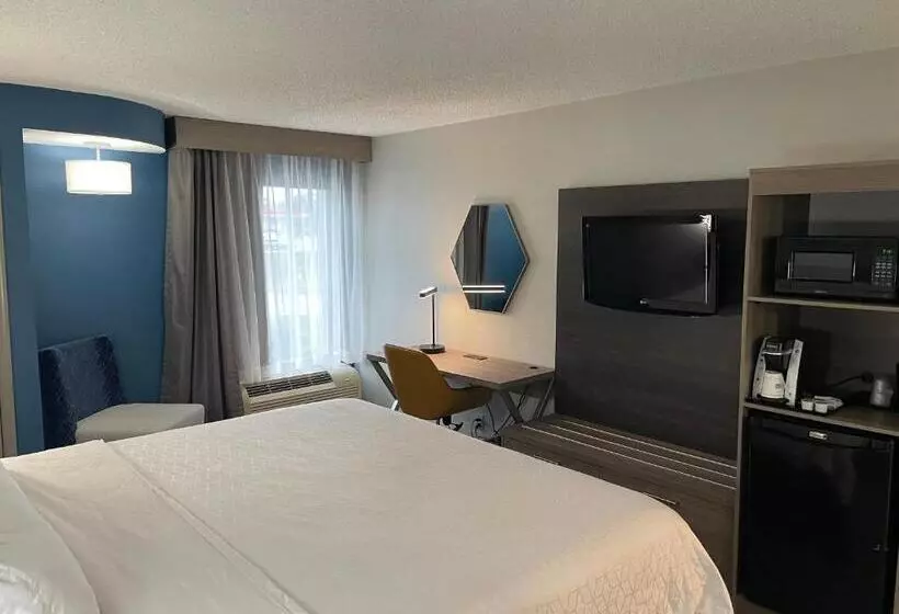 キングサイズベッドのスタンダードルーム, Holiday Inn Express Burlington, An Ihg