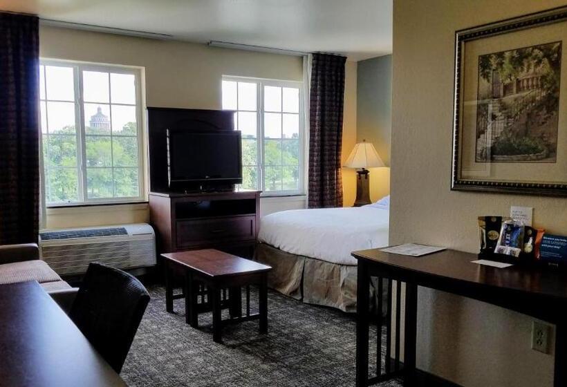 Standard studio with river view, Staybridge Suites Rochester University, An Ihg