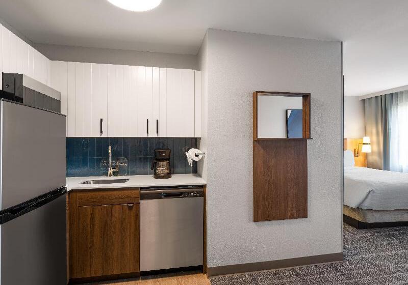 Standard studio with river view, Staybridge Suites Rochester University, An Ihg