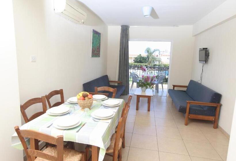 带2个卧室的公寓, Captain Karas Holidays Apartments