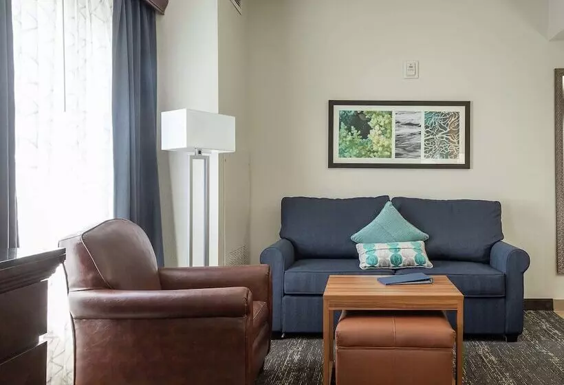 キングサイズベッドのスイートルーム, Homewood Suites By Hilton Miami Airport West
