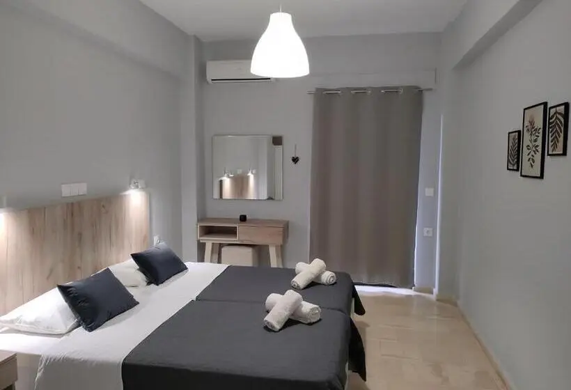 Deluxe-huone Puutarhanäkymä, Valentinos Apartments