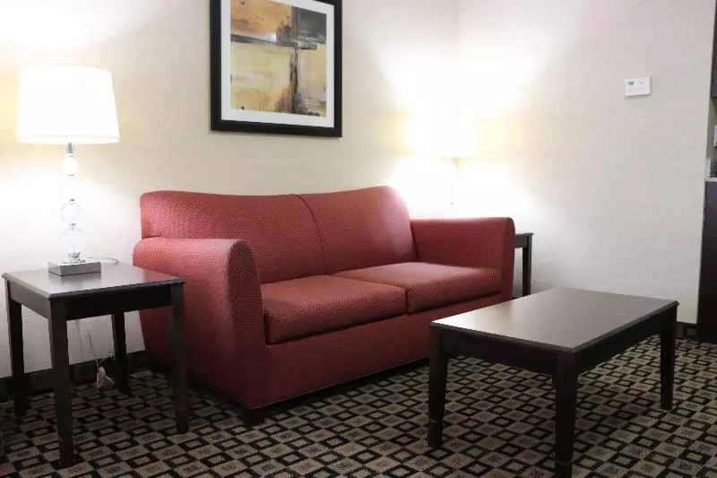 キングサイズベッドのスイートルーム, Holiday Inn Express Hotel & Suites Crawfordsville By Ihg