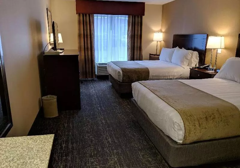 キングサイズベッドのスイートルーム, Holiday Inn Express Hotel & Suites Terre Haute, An Ihg