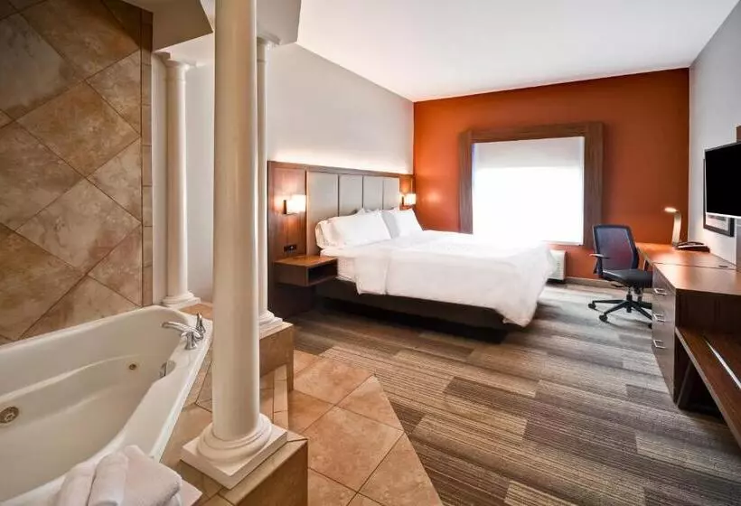 キングサイズベッドのスイートルーム, Holiday Inn Express & Suites Schererville, An Ihg