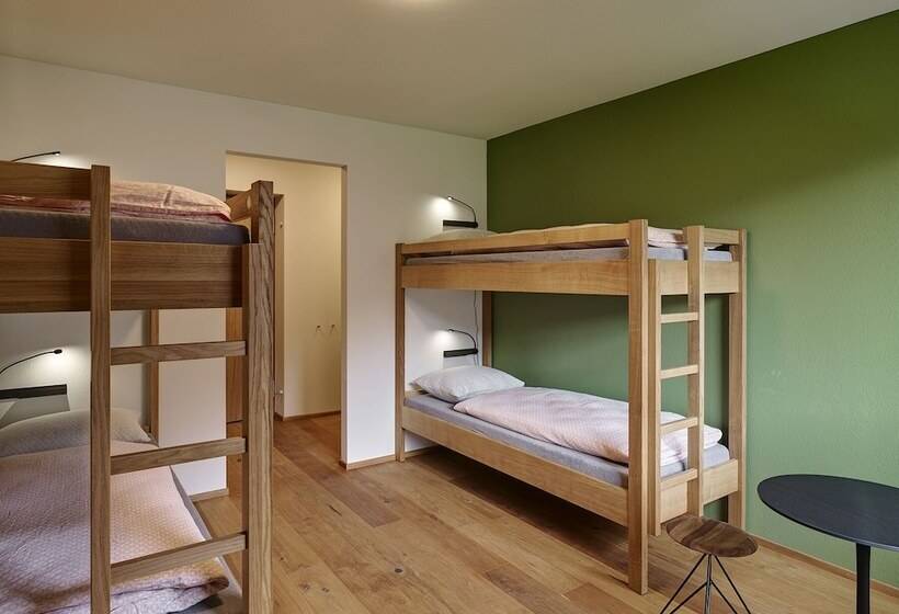 اتاق استاندارد چهارنفره با سرویس بهداشتی مشترک, Schaanvaduz Youth Hostel