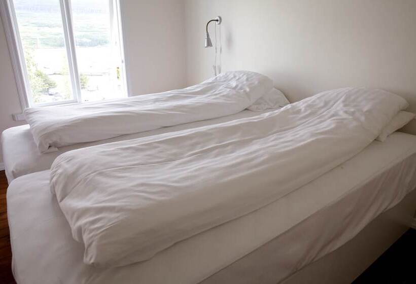 اتاق استاندارد با سرویس بهداشتی مشترک, Akureyri Backpackers
