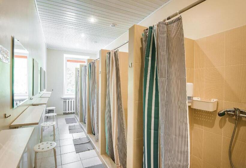 اتاق استاندارد یک تخته با سرویس بهداشتی مشترک, Downtown Forest Hostel & Camping