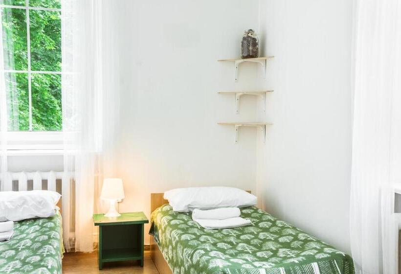 اتاق استاندارد سه تخته با سرویس بهداشتی مشترک, Downtown Forest Hostel & Camping