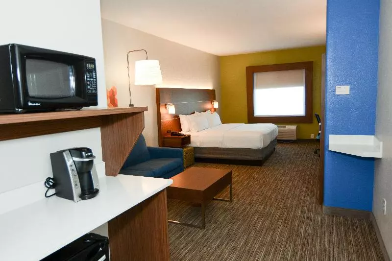 キングサイズベッドのスイートルーム, Holiday Inn Express Hotel & Suites New Boston, An Ihg