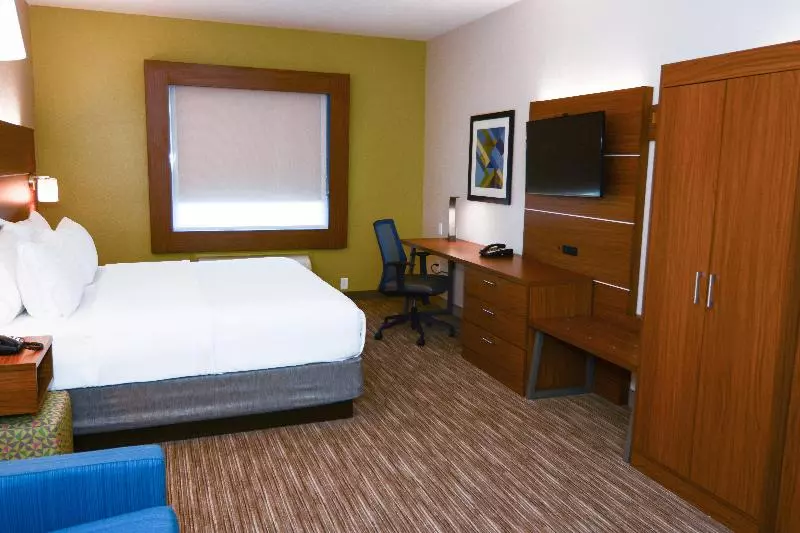 キングサイズベッドのスイートルーム, Holiday Inn Express Hotel & Suites New Boston, An Ihg