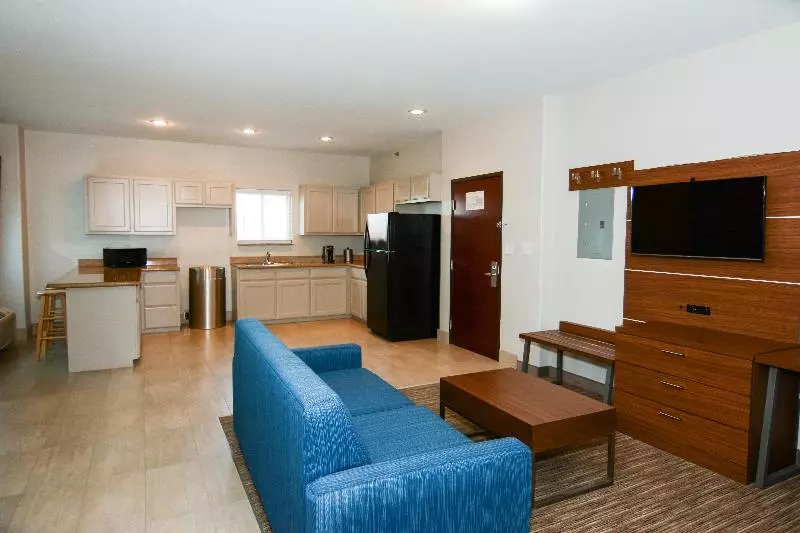 キングサイズベッドのスイートルーム, Holiday Inn Express Hotel & Suites New Boston, An Ihg