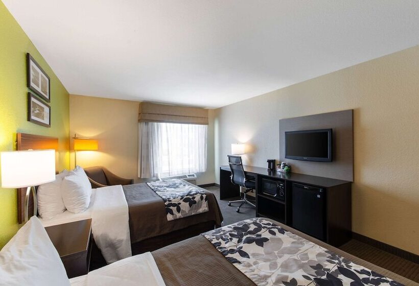 غرفه قياسيه سريرين مزدوجين, Sleep Inn & Suites Near Fort Cavazos