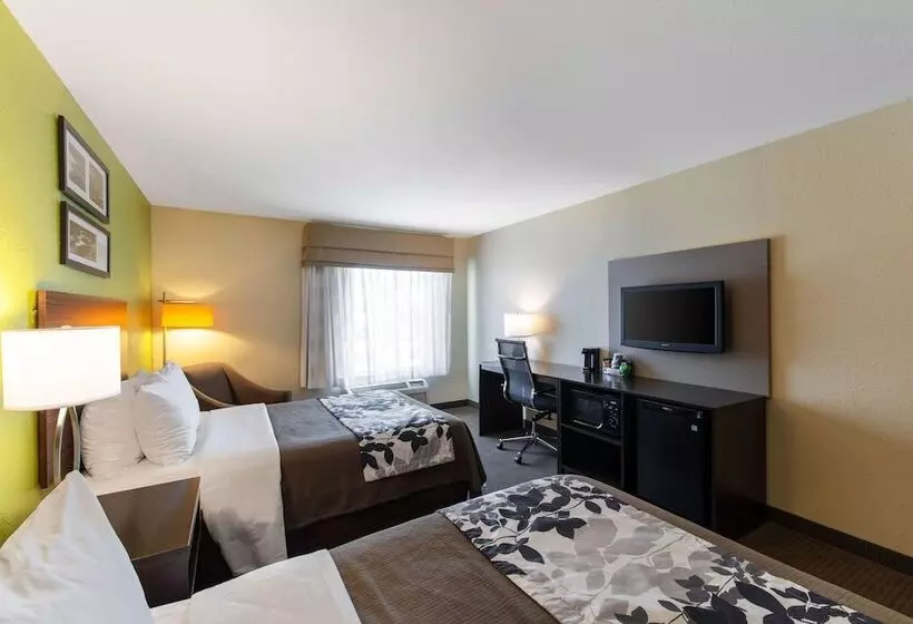 اتاق استاندارد با 2 تخت دوبل, Sleep Inn & Suites Near Fort Cavazos
