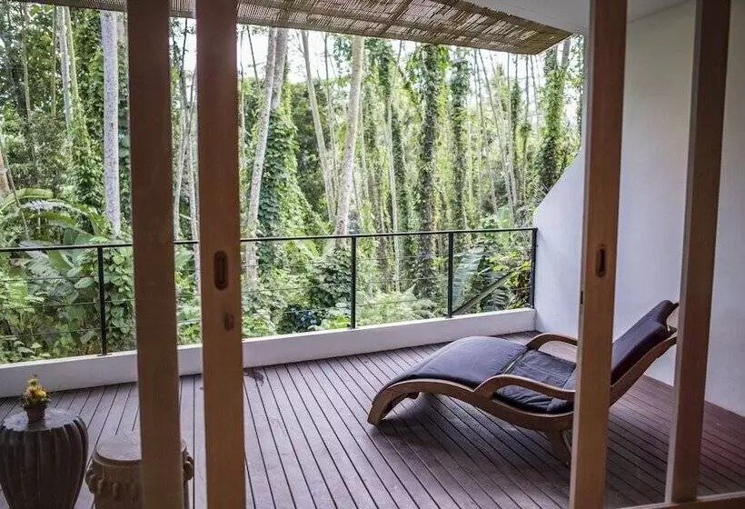 景色の見えるダブルベッドスタンダードルーム, Ayurvedagram Bali