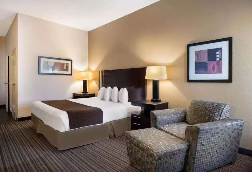 キングサイズベッドのスタンダードルーム, Best Western Houma Inn