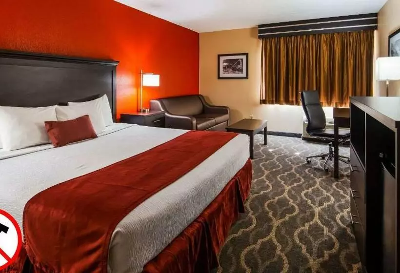 身障者適用キングサイズベッドルーム, Best Western Inn At Blakeslee Pocono