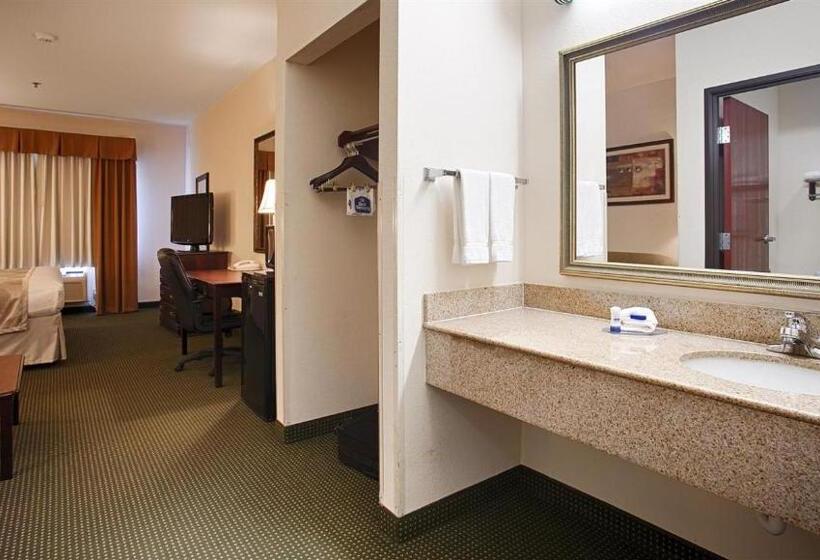 适合残疾人士使用的带超级大床的标准间, Best Western Jacksonville Inn