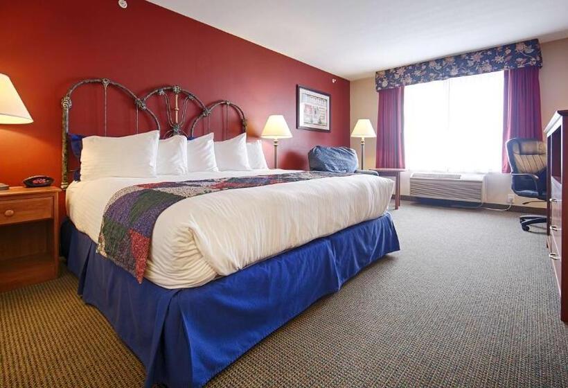 غرفة قياسية سرير كينج لذوى الإحتياجات الخاصة, Best Western Bronco Inn