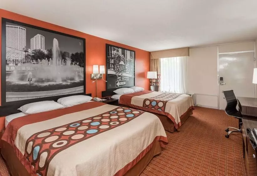 Standard-huone 2 Parivuodetta, Super 8 By Wyndham Baton Rouge/i10
