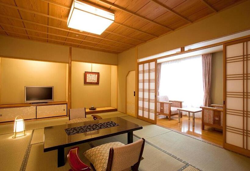 غرفة ديلوكس عائلية, Yumoto Konpira Onsen Hananoyu Kobaitei