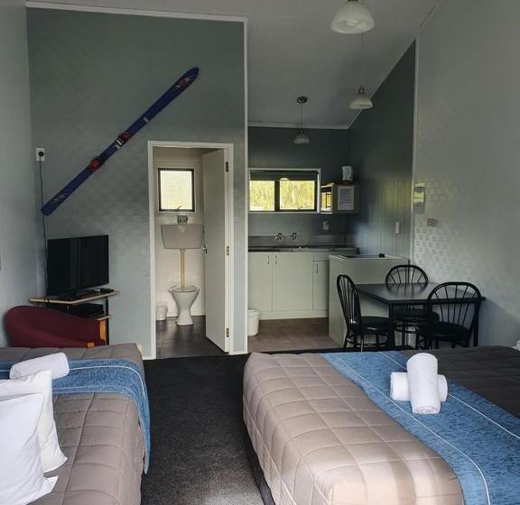 إستوديو قياسى ذو إطلالة, Ohakune Court Motel