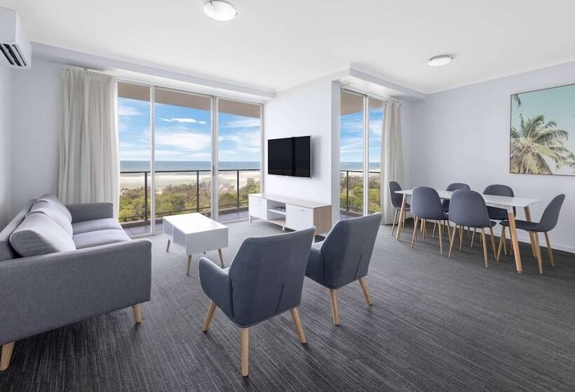 آپارتمان 3 خوابه با چشمانداز دریا, Ramada By Wyndham Marcoola Beach