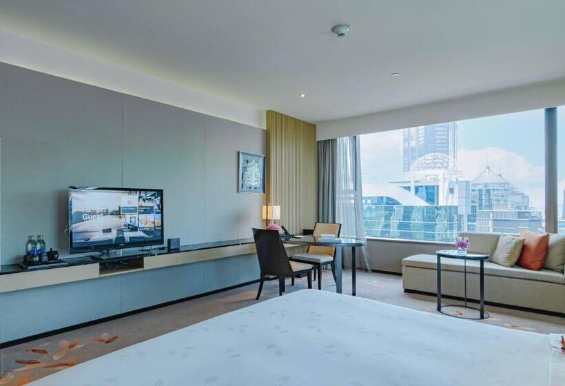 اتاق دلوکس با تخت کینگ و چشم‌انداز, The Okura Prestige Bangkok