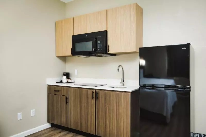 身障者適用キングサイズベッドルーム, Surestay Studio By Best Western Conroe Downtown