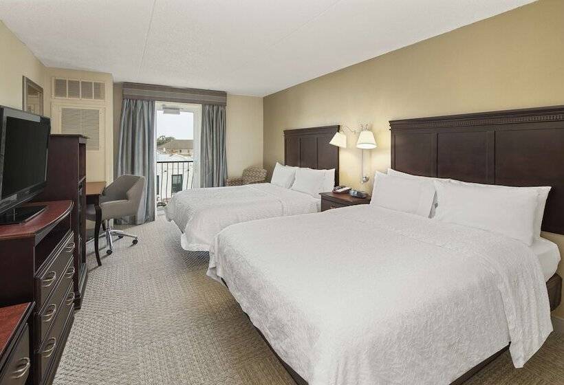 חדר סטנדרט שתי מיטות זוגיות, Hampton Inn Fairhopemobile Bay