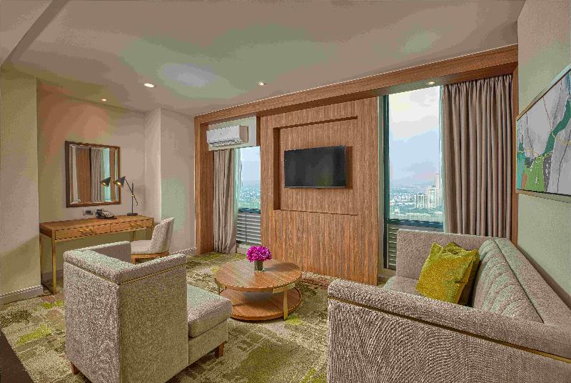 带大床的标准间, Hampton Inn Harrison